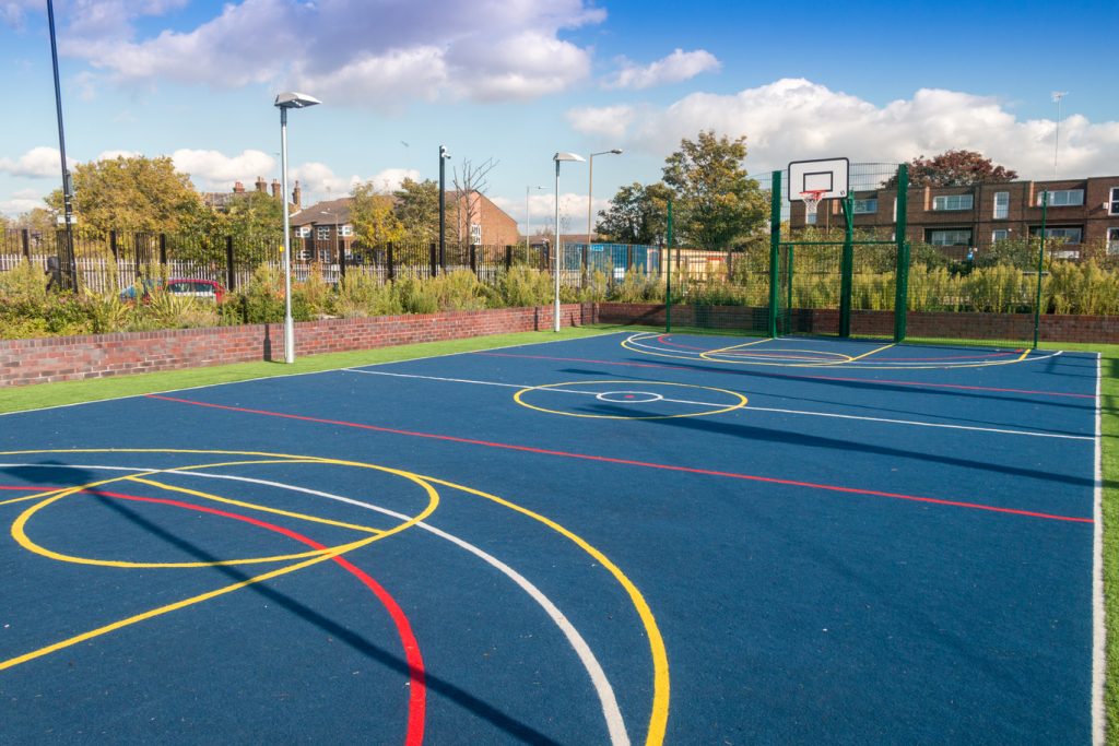 Play area at Plumcroft Primary