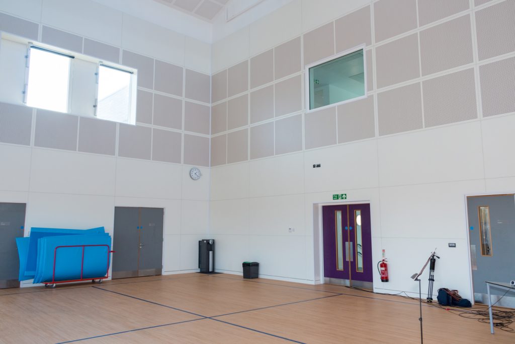 The gym at Plumcroft Primary The gym at Plumcroft Primary