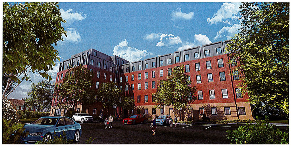 Artist impression of finished Ceaser Court Apartments