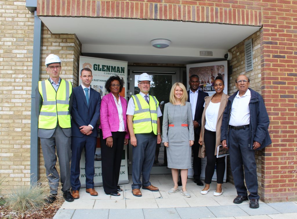 Glenman Corporation had the opportunity to welcome the new Housing Minister, Esther McVey to Edward Foster Court. This is one of our three concurrent developments in Battersea comprising 57 units for social housing. 